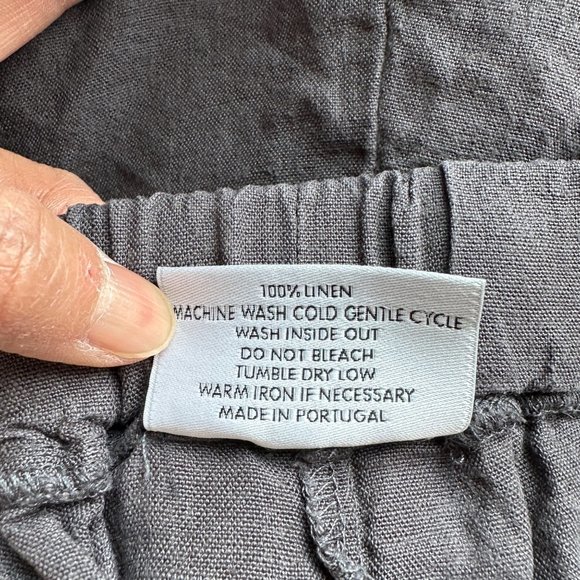 Parachute Linen Shorts In Coal Color Sz M - Picture 6 of 6